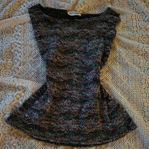 Multicolor Knit Skirt